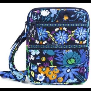 Vera Bradley Mini Hipster Midnight Blue NWT
